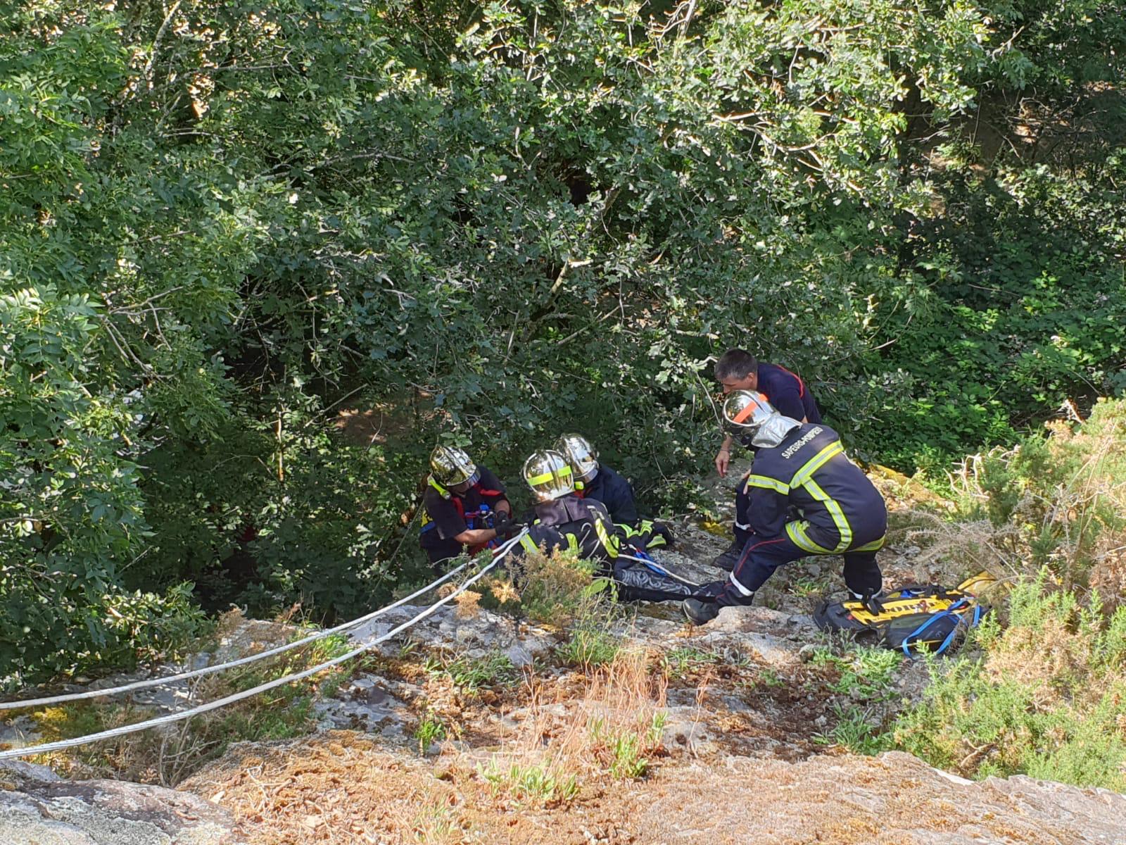 Ammar Kheder on duty as a volunteer firefighter